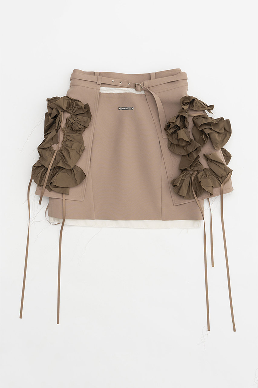 プランク プロジェクト/PRANK PROJECTの【予約販売】フリルラップミニスカート / Ruffle Wrap Mini Skirt(BGE(ベージュ)/31241515205)