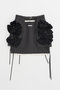 【予約販売】フリルラップミニスカート / Ruffle Wrap Mini Skirt プランク プロジェクト/PRANK PROJECT BLK(ブラック)