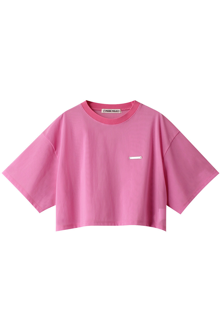 プランク プロジェクト/PRANK PROJECTのハードメッシュオーバーTシャツ / Hard Mesh Over T-shirt(PNK(ピンク)/31241415629)