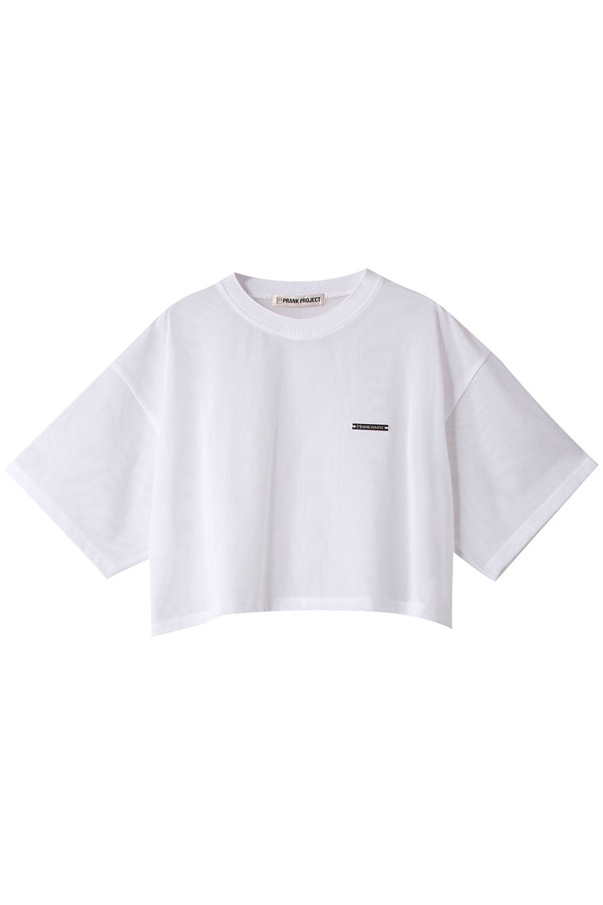 プランク プロジェクト/PRANK PROJECTのハードメッシュオーバーTシャツ / Hard Mesh Over T-shirt(WHT(ホワイト)/31241415629)