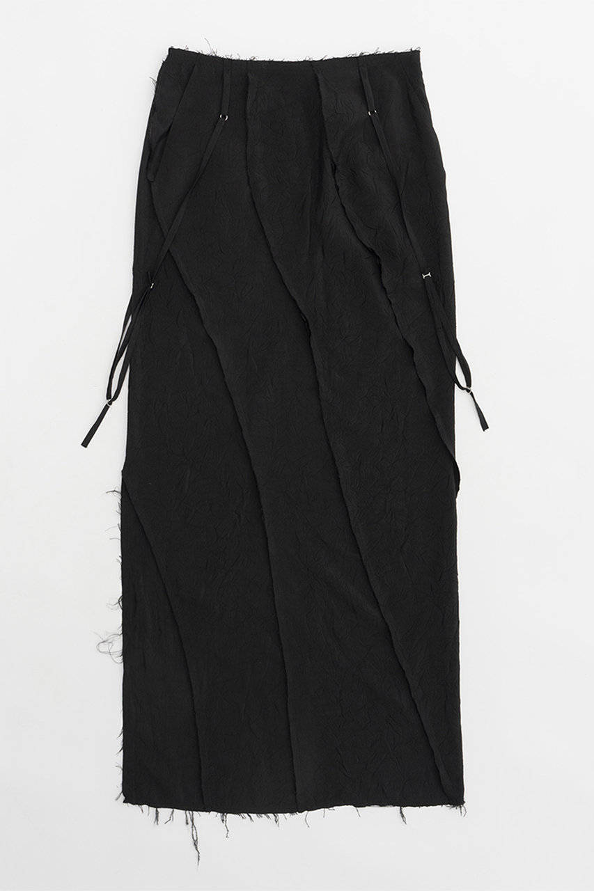 プランク プロジェクト/PRANK PROJECTの【予約販売】バイヤスカットオフマキシスカート / Bias Cut-off Maxi Skirt(BLK(ブラック)/31241515204)