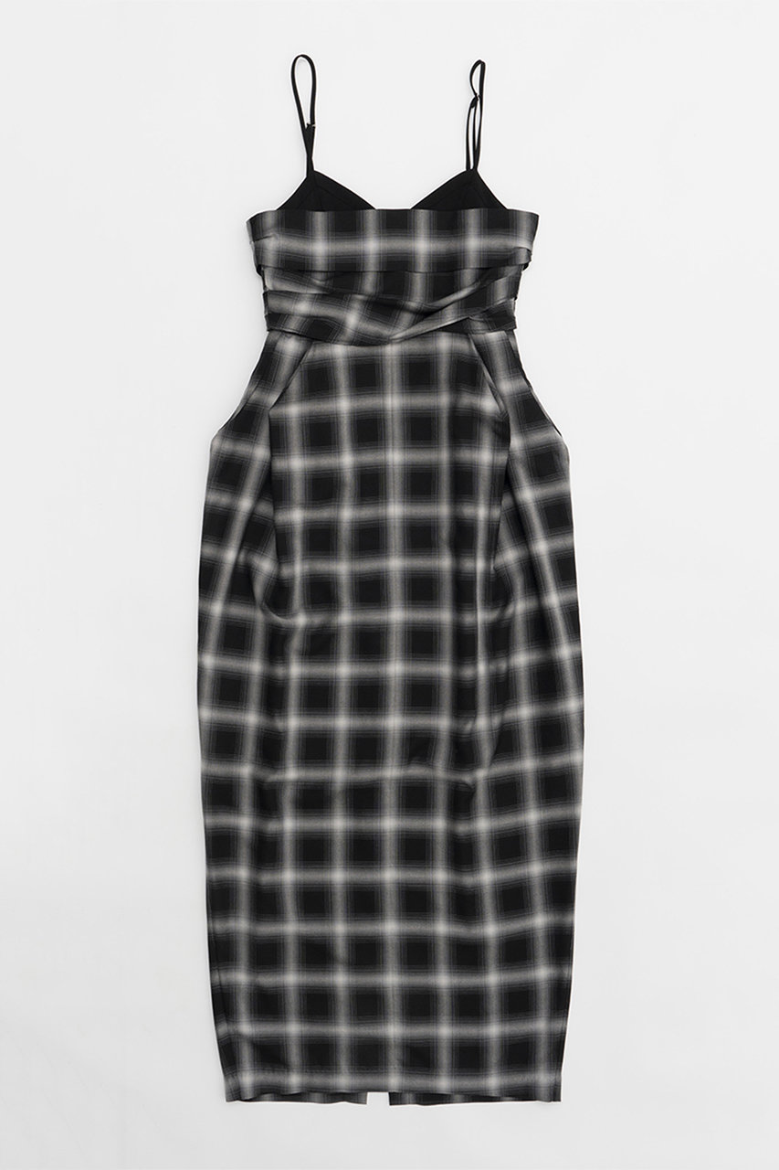 PRANK PROJECT コントラクティブチェックワンピース / Contractive Check One Piece (BLK(ブラック), 36) プランク プロジェクト ELLE SHOP PRANK PROJECT コントラクティブチェックワンピース / Contractive Check One Piece (BLK(ブラック), 36) プランク プロジェクト ELLE SHOP