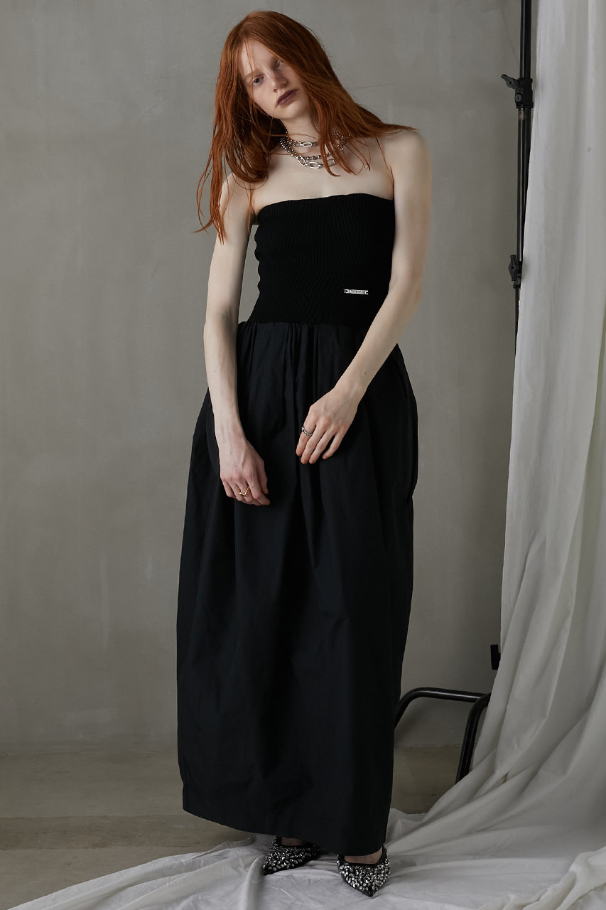 ニットコンビベアドレス / Knit Combi Bare Dress