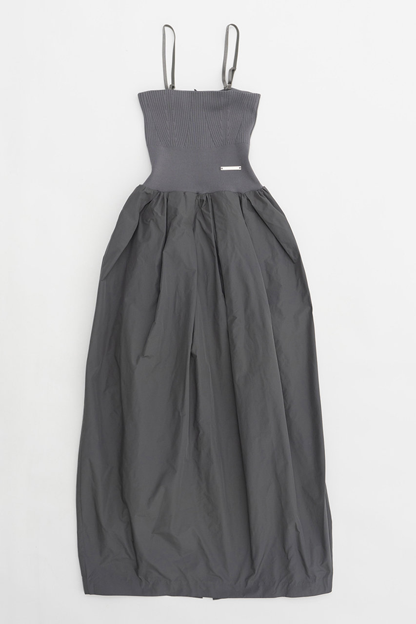 PRANK PROJECT ニットコンビベアドレス / Knit Combi Bare Dress (GRY(グレー), FREE) プランク プロジェクト ELLE SHOP
