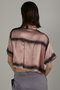 ペイントサテンショートシャツ / Painted Satin Short Shirt プランク プロジェクト/PRANK PROJECT
