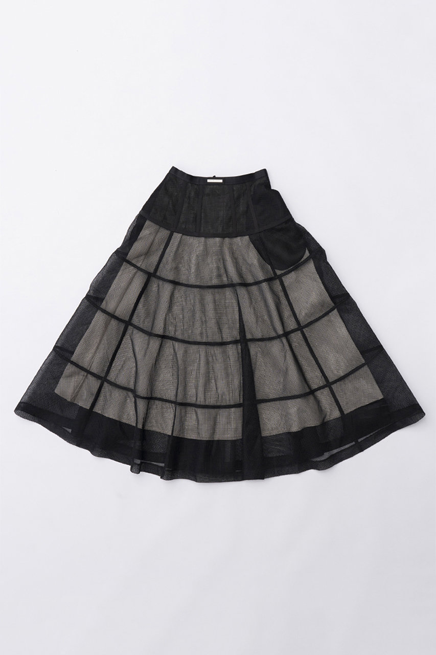 プランク プロジェクト/PRANK PROJECTのメッシュボリュームスカート / Mesh Voluminous Skirt(BLK(ブラック)/31241516106)