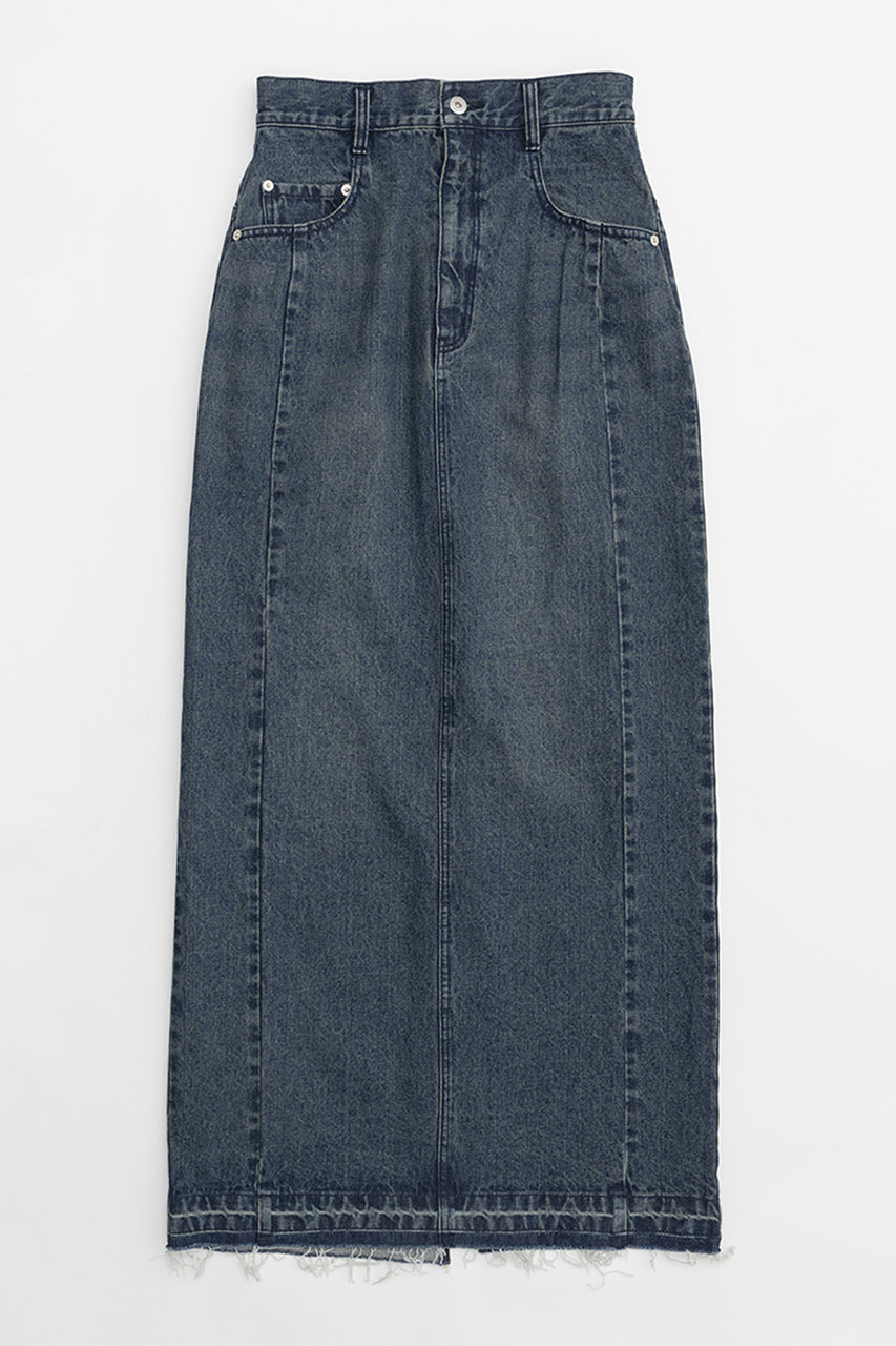 プランク プロジェクト/PRANK PROJECTの【予約販売】デニムタイトマキシスカート / Denim Tight Maxi Skirt(BLU(ブルー)/31241516109)
