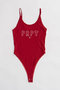 【予約販売】PRPTキャミボディスーツ / PRPT Cami Bodysuit プランク プロジェクト/PRANK PROJECT RED(レッド)