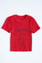 シャーリングロゴトップス / Shirring Logo Tops プランク プロジェクト/PRANK PROJECT RED(レッド)