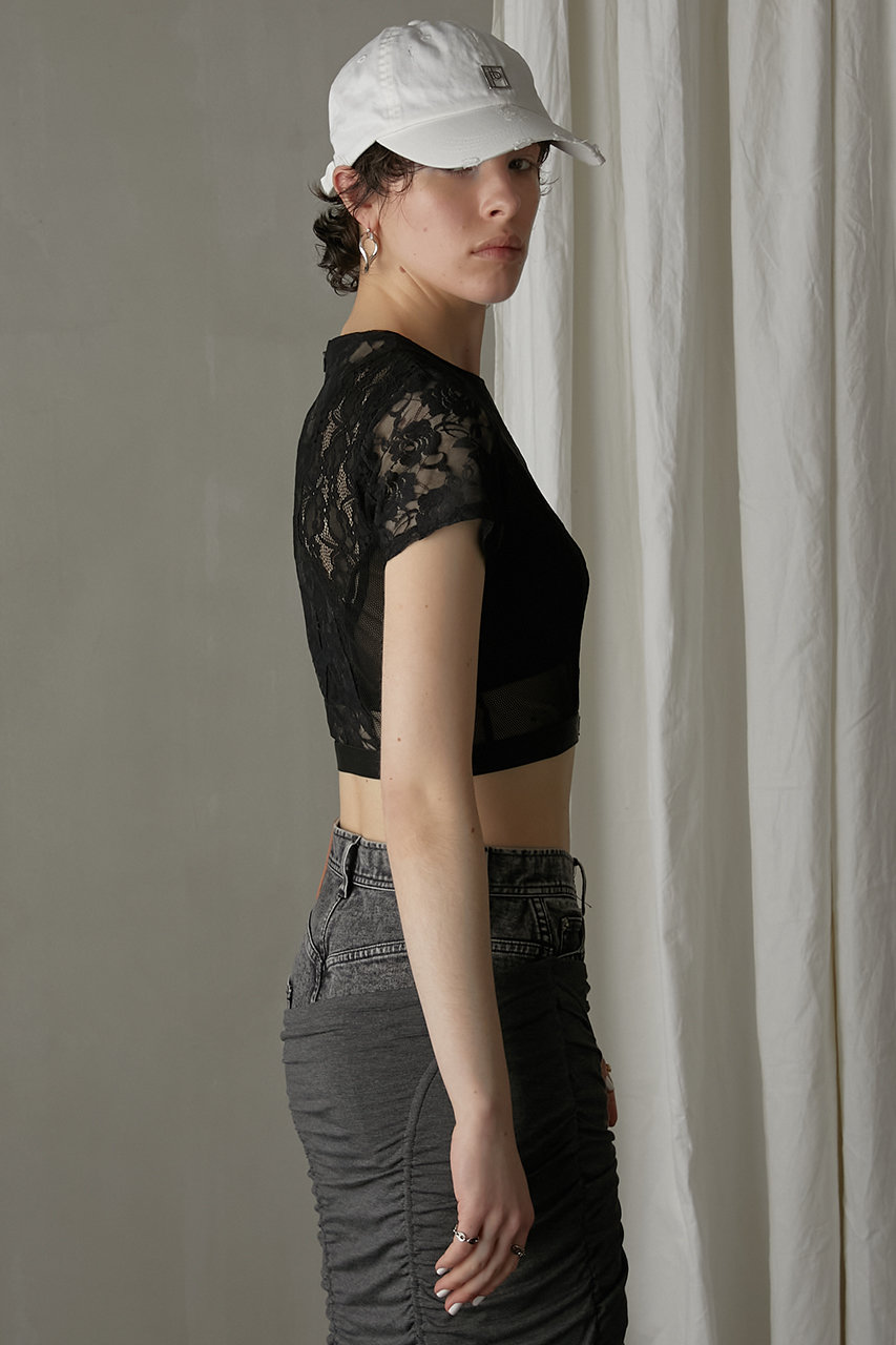 PRANK PROJECT(プランク プロジェクト)｜レースクロップドTEE