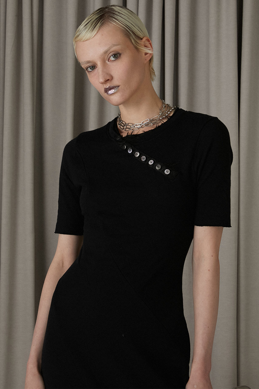 PRANK PROJECT(プランク プロジェクト)｜スラントヘンリーネックカット  