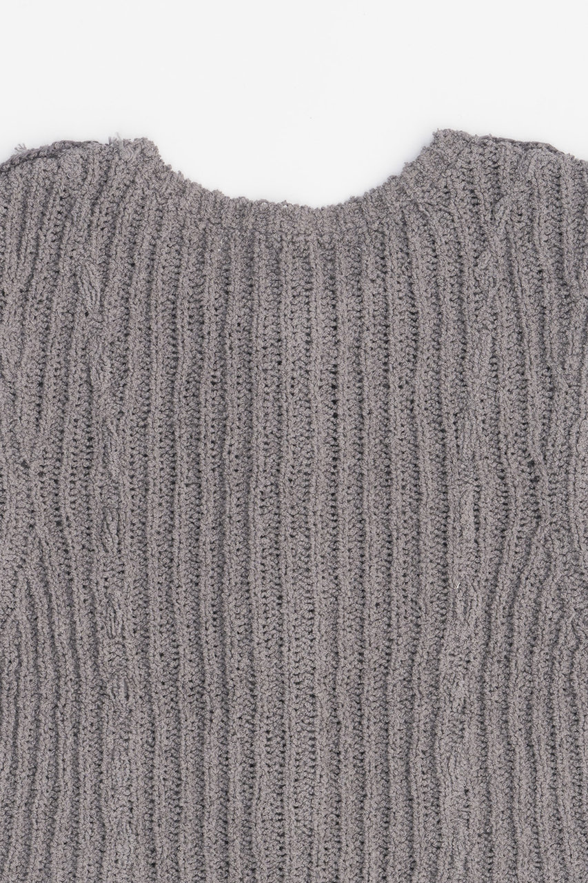 プランクプロジェクト　Henley Boucle Knit Tank ヘンリーブークレーニットタンク / Henley Boucle Knit Tank