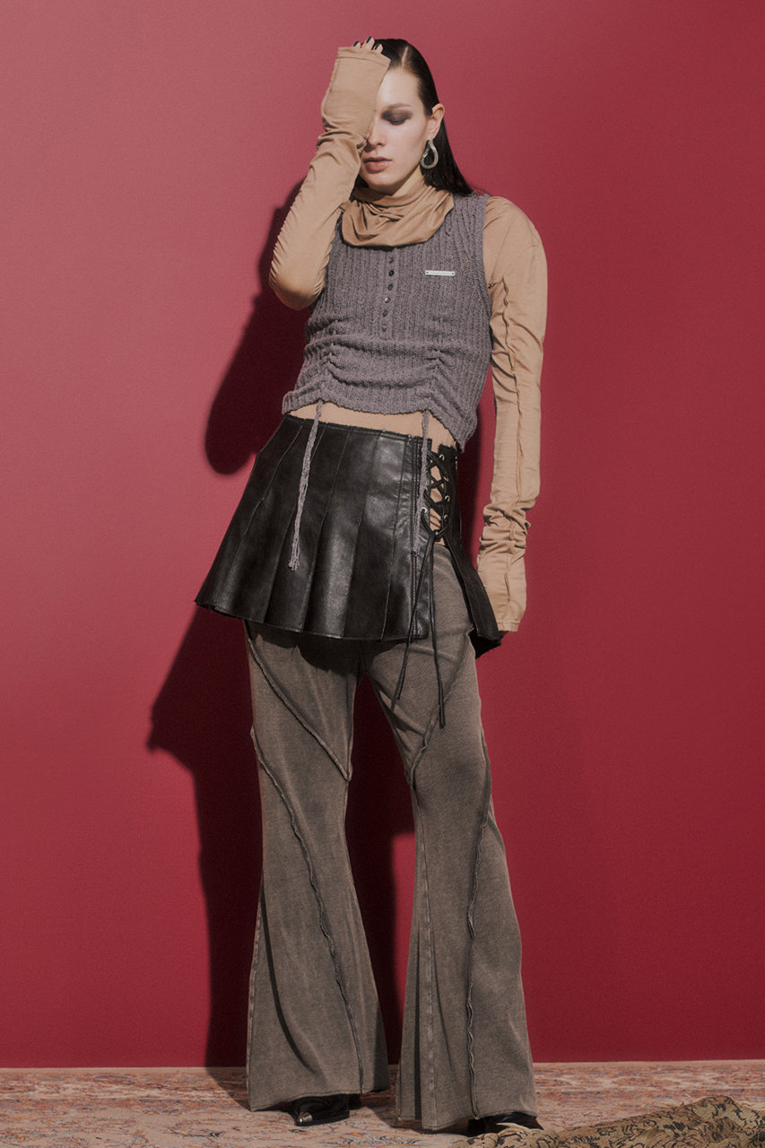プランクプロジェクト　Henley Boucle Knit Tank ヘンリーブークレーニットタンク / Henley Boucle Knit Tank