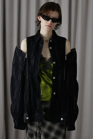 プランク プロジェクト/PRANK PROJECTのジップデニムシャツブルゾン / Zip Denim Shirt Blouson(110800/110802)