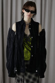 PRANK PROJECT ジップデニムシャツブルゾン blue Pre-Order】ジップデニムシャツブルゾン / Zip Denim Shirt
