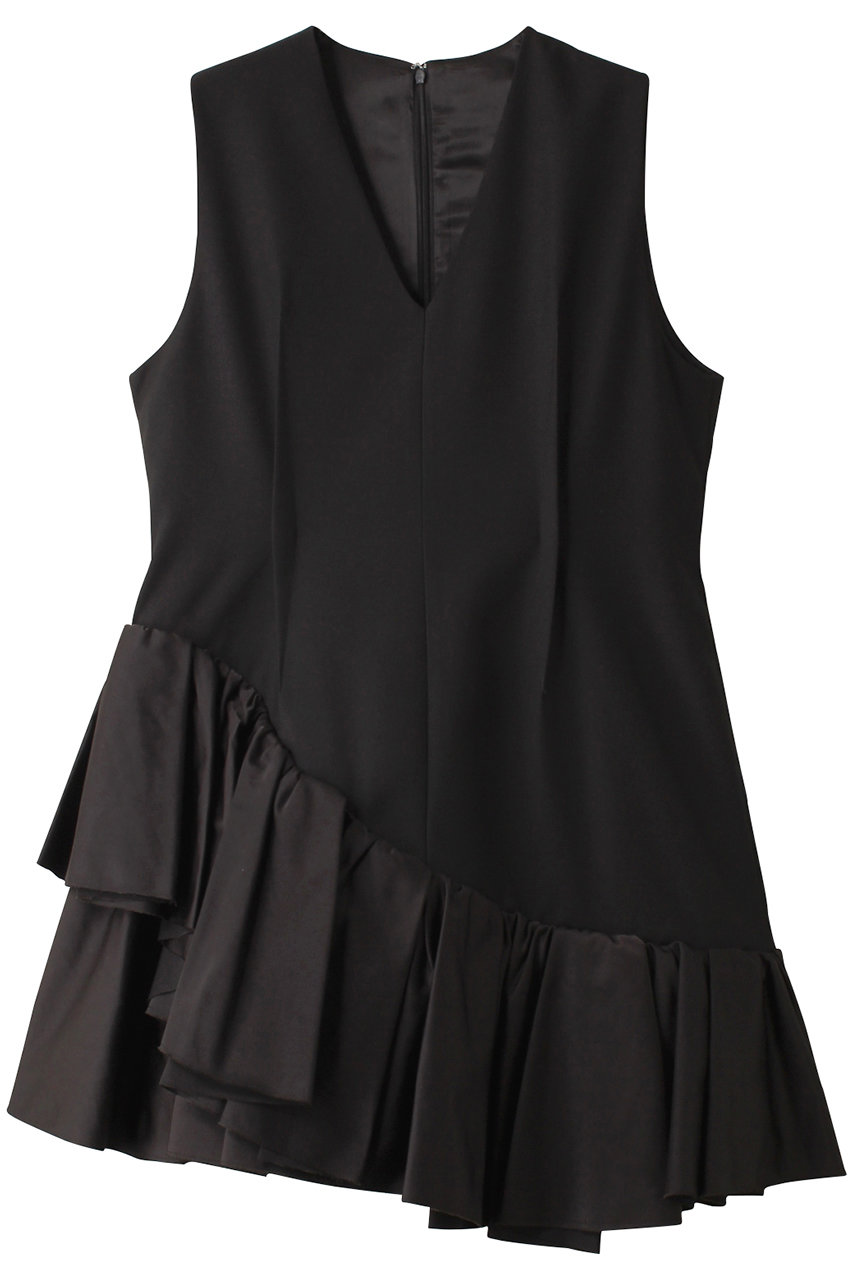 プランク プロジェクト/PRANK PROJECTのアシンメトリーラッフルドレス / Asymmetry Ruffle Dress(BLK(ブラック)/31242266102)