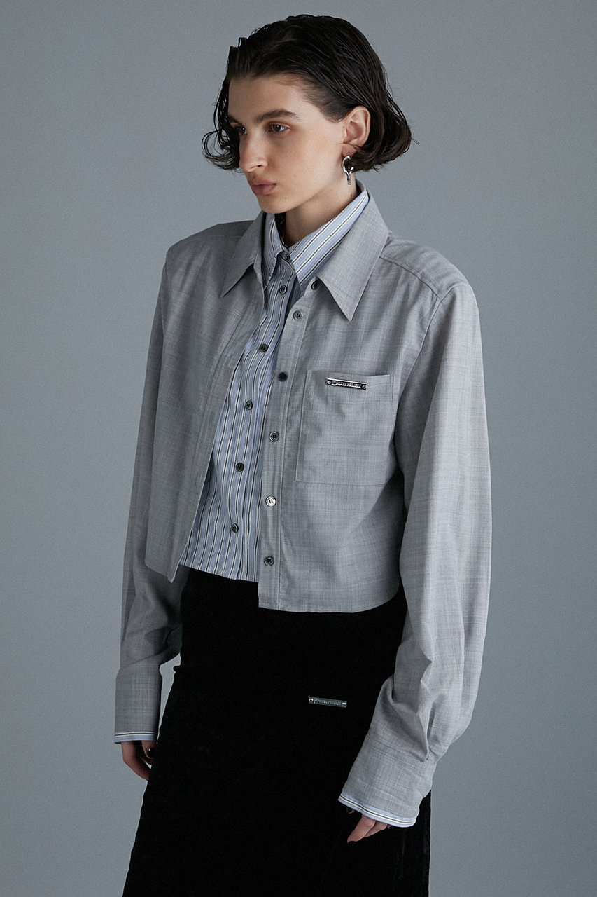 PRANK PROJECT ストライプレイヤードシャツ PRANK PROJECT(プランク プロジェクト)｜ストライプレイヤードシャツ