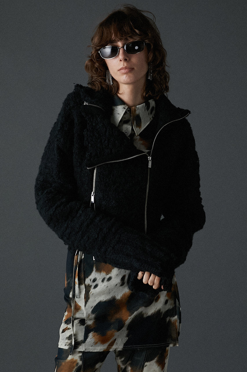 トップス PRANK PROJECT Double Zip Damaged Hoodie PRANK PROJECT(プランク プロジェクト)｜ダブルジップダメージフーディ