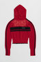 【予約販売】モヘアトラックニットフーディ / Mohair Track Knit Hoodie プランク プロジェクト/PRANK PROJECT RED(レッド)