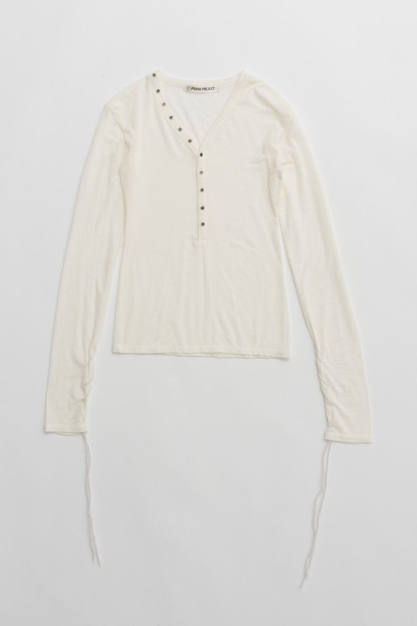 トップス prank project Layered Frill Knit Top PRANK PROJECT(プランク プロジェクト)｜レイヤードフリルニット