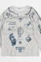 TATOOプリントロングスリーブTEE / Tattoo Printed Long Sleeve TEE プランク プロジェクト/PRANK PROJECT
