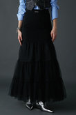 チュールドッキングボリュームスカート / Tulle Docking Volume Skirt