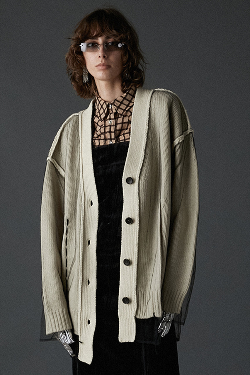 PRANK PROJECT(プランク プロジェクト)｜チュールレイヤードニット