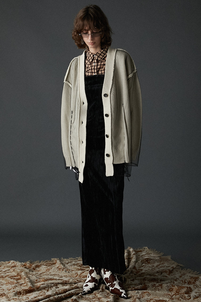 PRANK PROJECT(プランク プロジェクト)｜チュールレイヤードニット