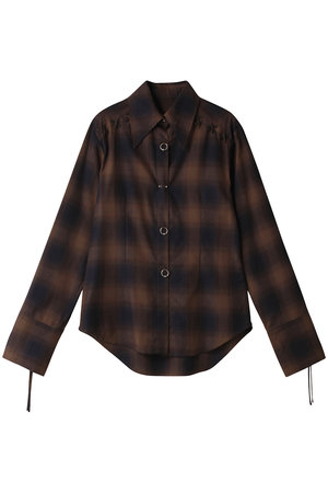 プランク プロジェクト/PRANK PROJECTのマルチチェックボディピアスシャツ / Multi Check Body Pierce Shirt(110400/110403)