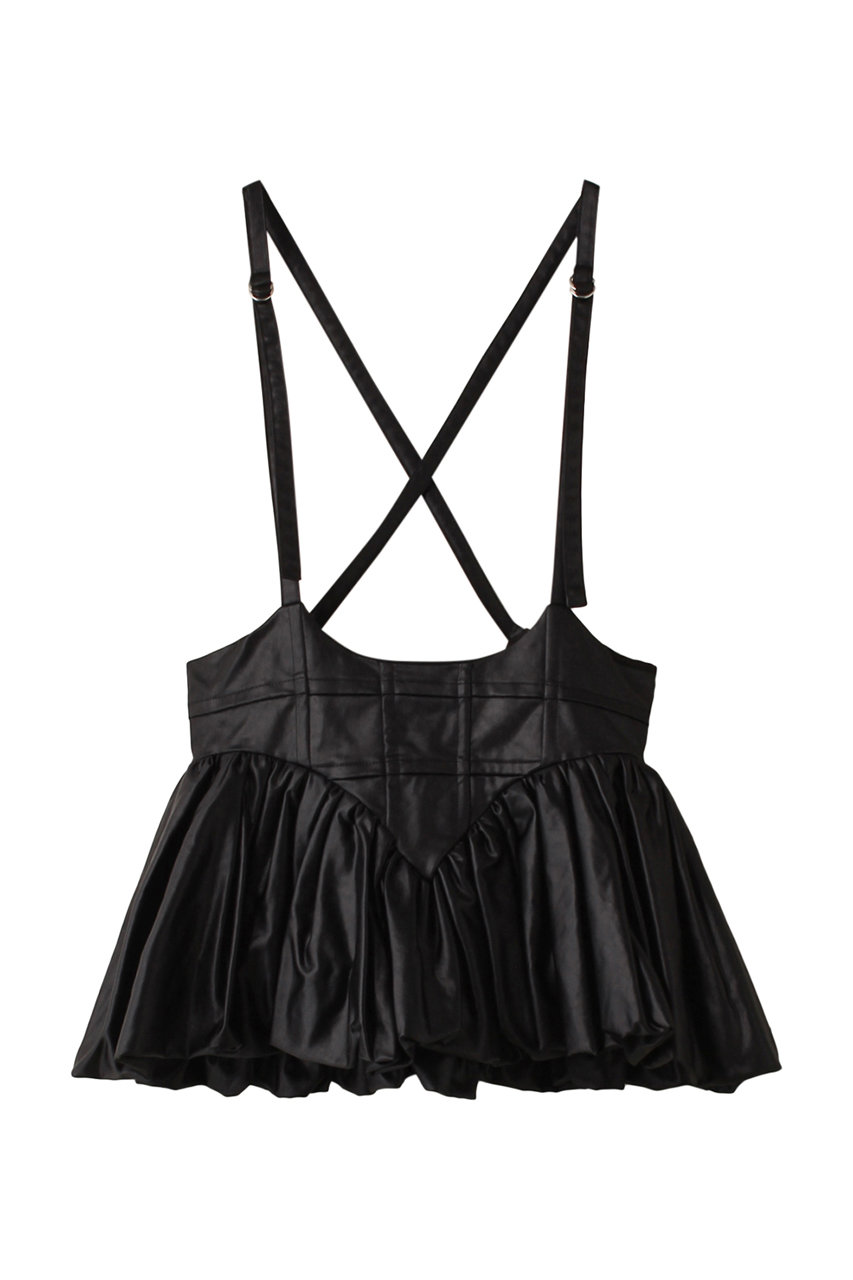 PRANK PROJECT バルーンペプラムチュニック / Balloon Peplum Tunic (BLK(ブラック), FREE) プランク プロジェクト ELLE SHOP PRANK PROJECT バルーンペプラムチュニック / Balloon Peplum Tunic (BLK(ブラック), FREE) プランク プロジェクト ELLE SHOP