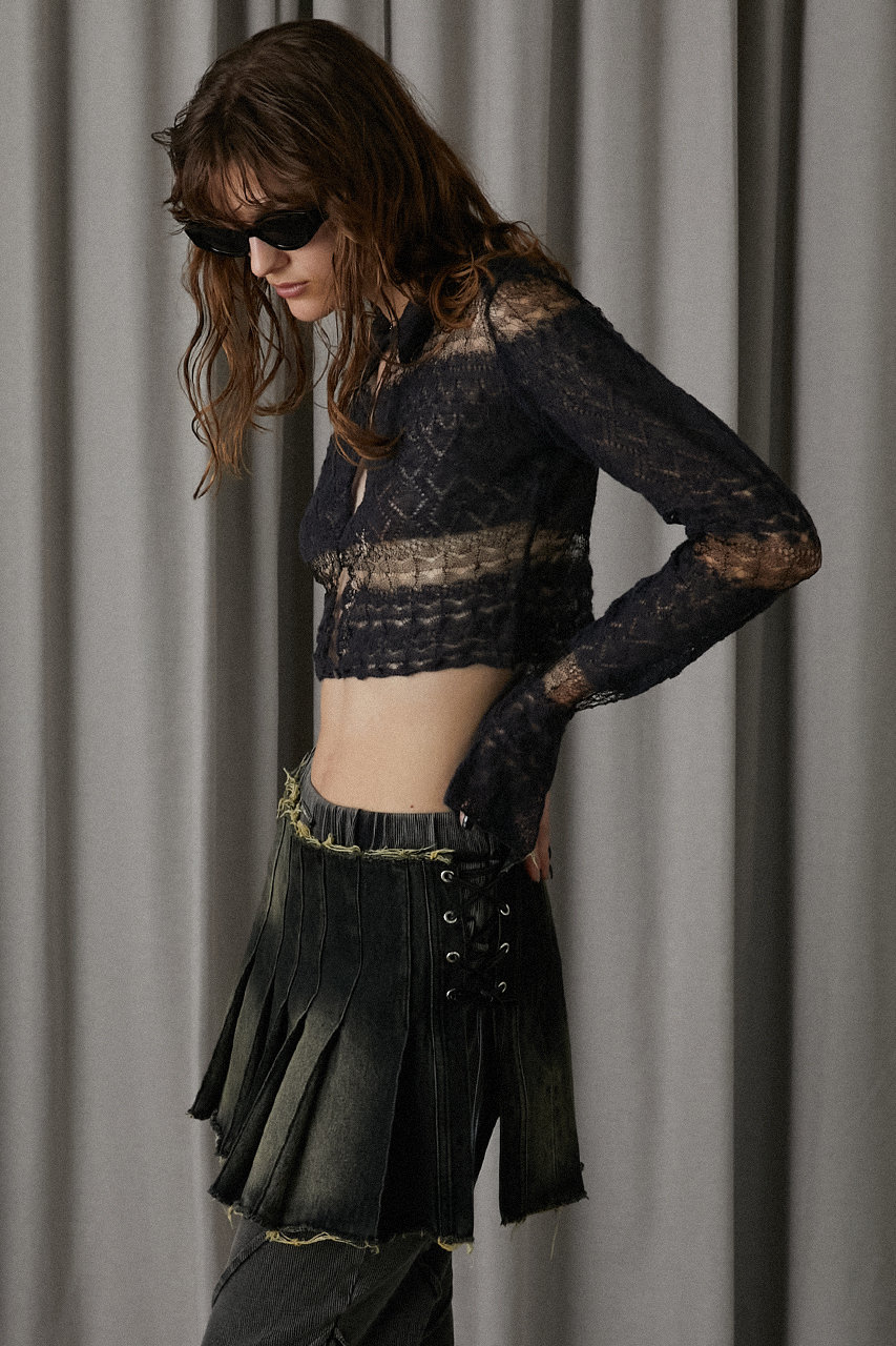 PRANK PROJECT(プランク プロジェクト)｜モヘアレースクロップド