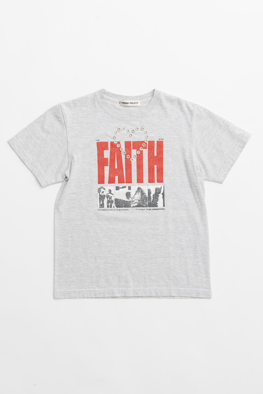 PRANK PROJECT ハートアイレットFAITH-TEE/Heart Eyelet FAITH-TEE (L.GRY(ライトグレー), FREE) プランク プロジェクト ELLE SHOP PRANK PROJECT ハートアイレットFAITH-TEE/Heart Eyelet FAITH-TEE (L.GRY(ライトグレー), FREE) プランク プロジェクト ELLE SHOP