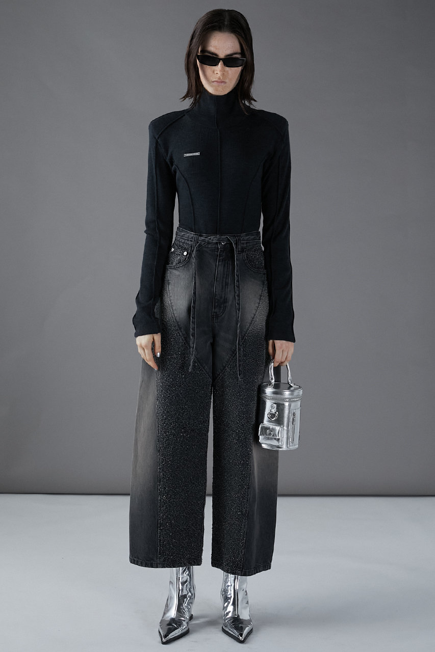 Pre-Order】フロントレイヤードデニム / Front Layered Denim