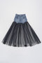 チュールコンビスカート / Tulle Combo Skirt プランク プロジェクト/PRANK PROJECT BLU(ブルー)