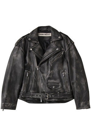 プランク プロジェクト/PRANK PROJECTのラブオフCOWレザーライダースジャケット / Rub Off COW Leather Riders(110800/110801)