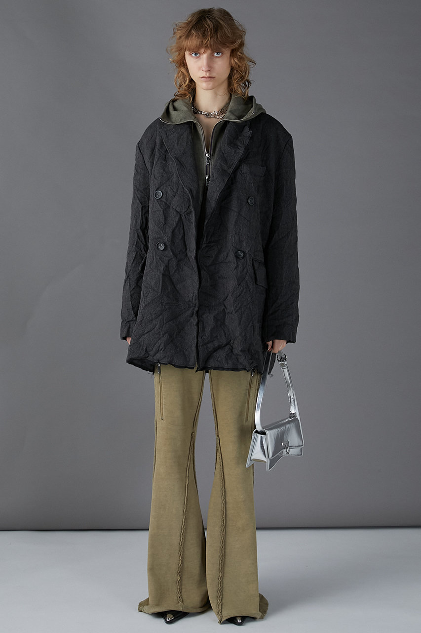 PRANK PROJECTクラッシュプリーツジャケット グレー PRANK PROJECT(プランク プロジェクト)｜クラッシュプリーツジャケット