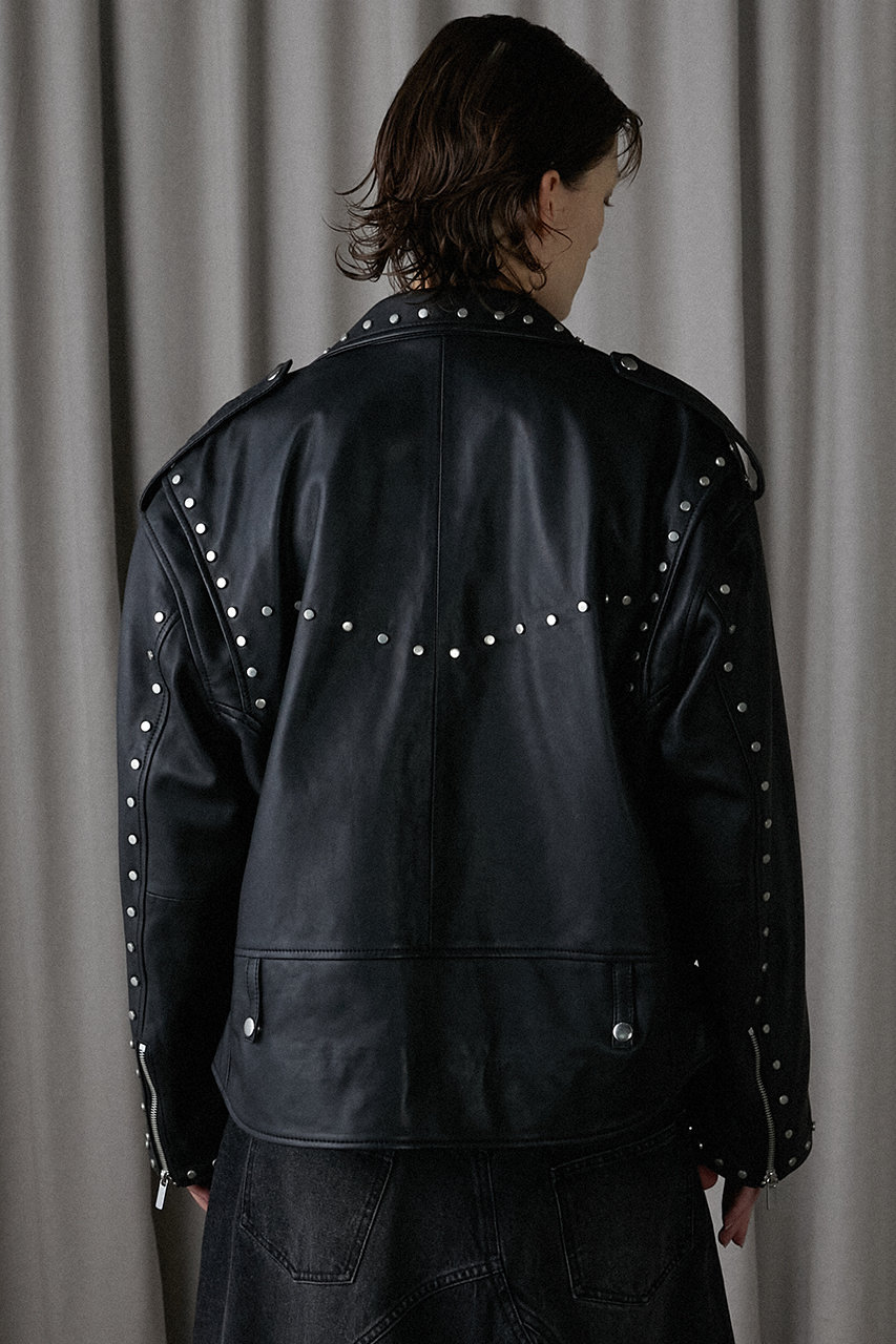 PRANK PROJECT(プランク プロジェクト)｜スタッズライダースジャケット / Studs Riders Jacket/BLK(ブラック)  の通販｜ELLESHOP・(エル・ショップ)