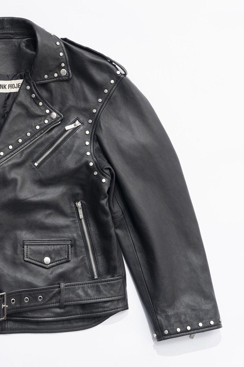 PRANK PROJECT(プランク プロジェクト)｜スタッズライダースジャケット / Studs Riders Jacket/BLK(ブラック)  の通販｜ELLESHOP・(エル・ショップ)