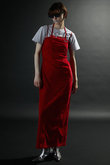 クラッシュベロアベアワンピース / Crushed Velour Bare Dress