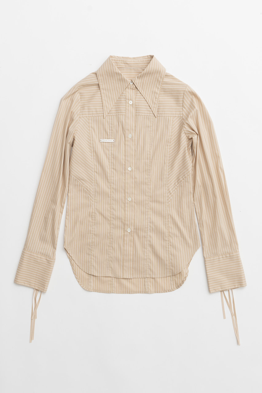 プランク プロジェクト/PRANK PROJECTのポイントカラーシャツ / Point Collar Shirt(BGE(ベージュ)/31242316103)