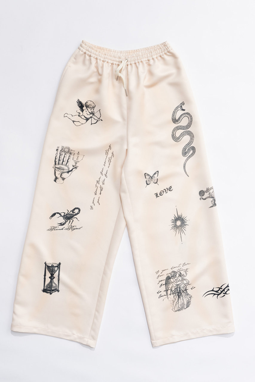 プランク プロジェクト/PRANK PROJECTのTATOOプリントパンツ/TATOO Printed Pants(IVR(アイボリー)/31242466107)