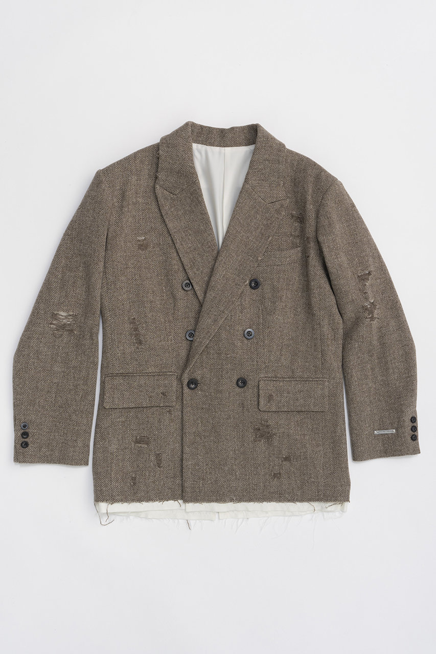 プランク プロジェクト/PRANK PROJECTの【予約販売】クラシックツイードジャケット / Classic Tweed Jacket(BGE(ベージュ)/31242115603)