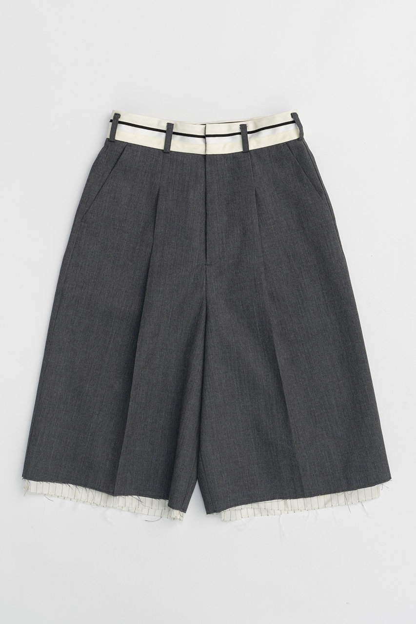 プランク プロジェクト/PRANK PROJECTのウールハーフパンツWool Half Pants(GRY(グレー)/31242466108)