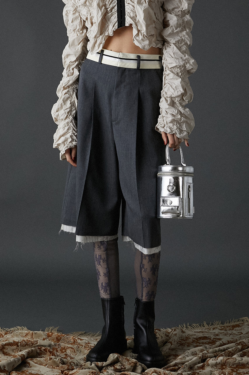 prank project wool Half Pants 未使用タグ付 PRANK PROJECT(プランク プロジェクト)｜ウールハーフパンツWool