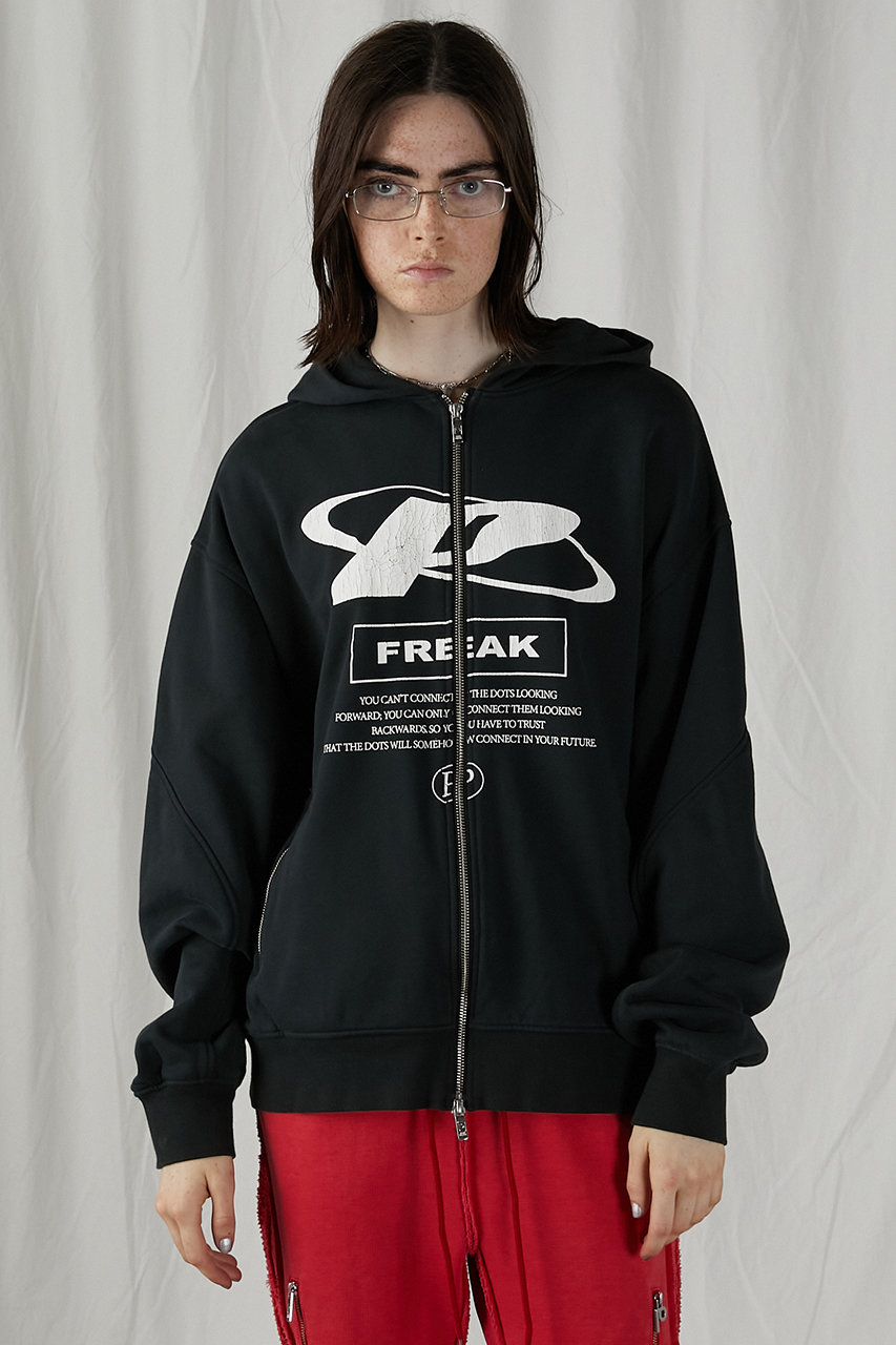 トップス prankproject FREAK Double Zip Hoodie セール】FREAKダブルジップフーディ / FREAK Double Zip Hoodie