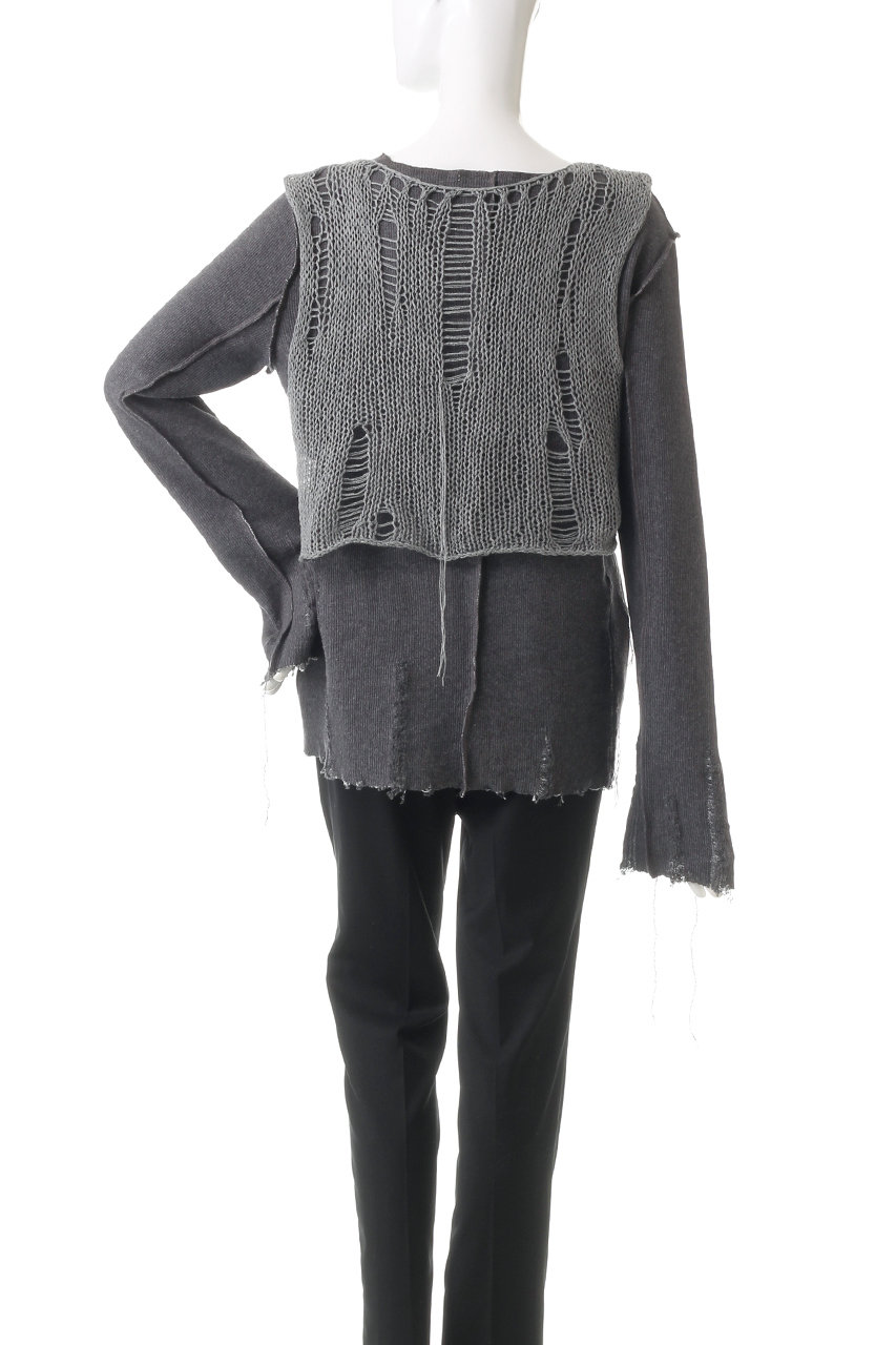 PRANK PROJECT(プランク プロジェクト)｜メッシュレイヤードトップ