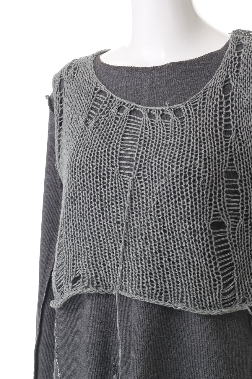 PRANK PROJECT(プランク プロジェクト)｜メッシュレイヤードトップ