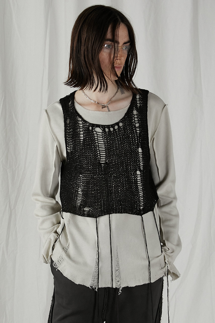 PRANK PROJECT(プランク プロジェクト)｜メッシュレイヤードトップ