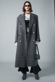 イタリーシャギーダブルブレストコート / Italian Shaggy Double-Breasted Coat