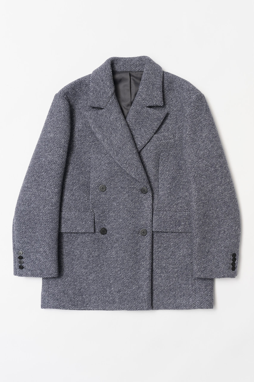 プランク プロジェクト/PRANK PROJECTの【予約販売】スライバーウールオーバージャケット / Sliver Wool Overcoat Jacket(GRY(グレー)/31242165401)